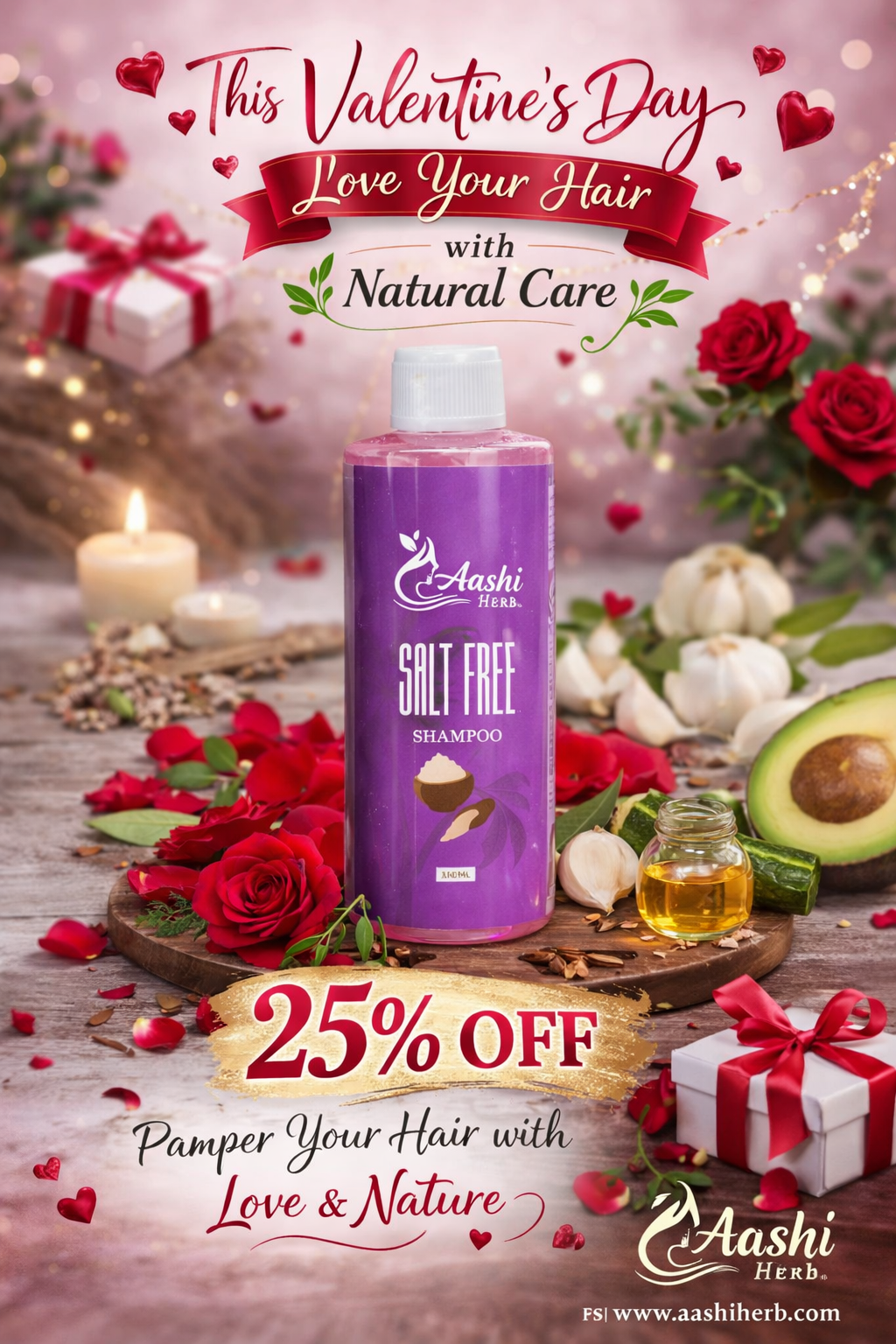 Aashi Himalayan Salt Shampoo